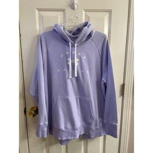 Under Armour Women’s Plus Size Lilac Purple Pullover Hoodie Sz 2X